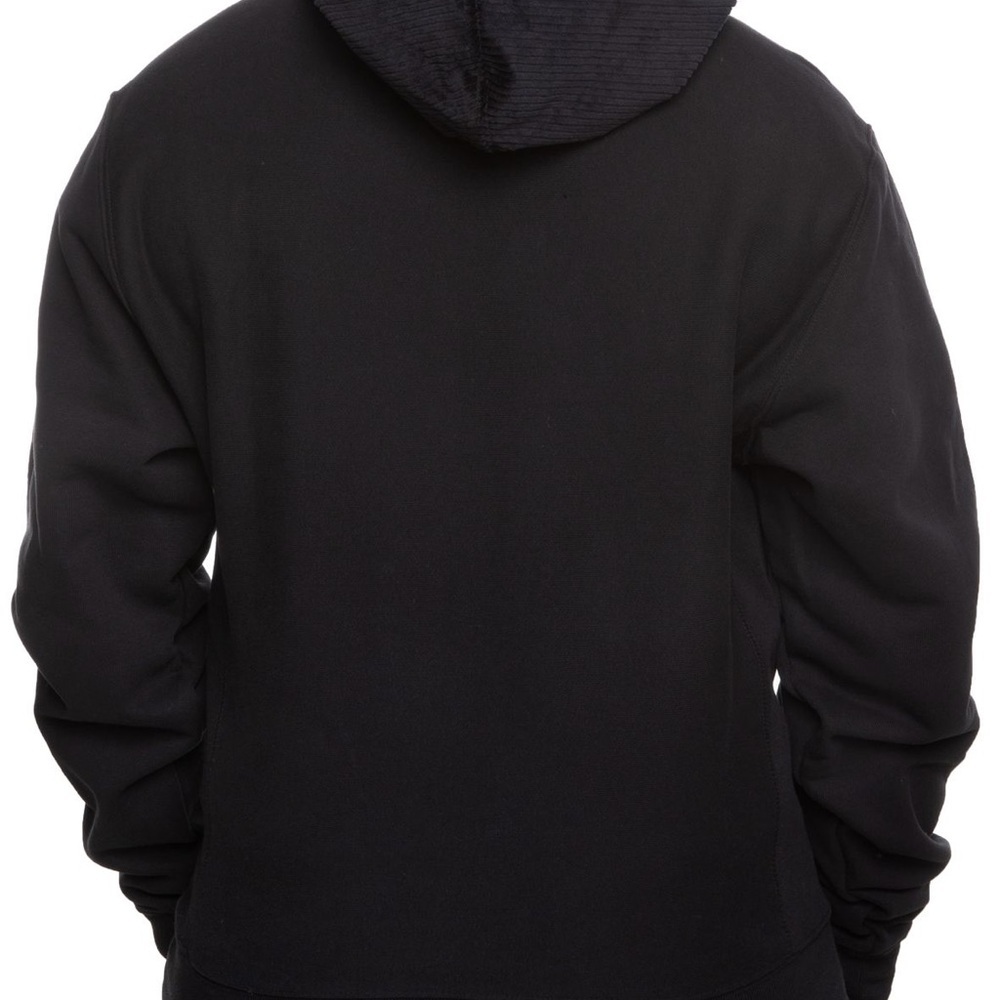 Champion REVERSE WEAVE & CORDUROY HOODIE size M grey1 - Picture 3 of 12
